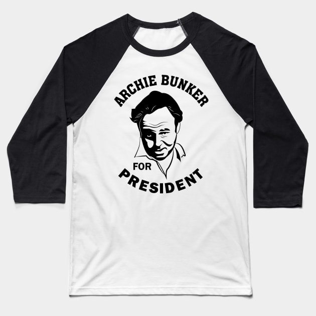 Archie for President Baseball T-Shirt by Gimmickbydesign